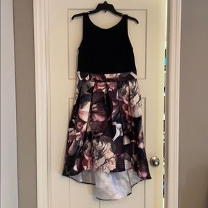 Formal floral print dress